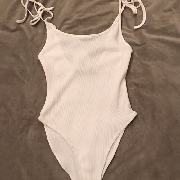 Forever 21 White Body Suit - Picture 1 of 2